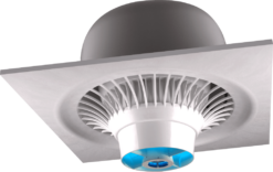 Airius PureAir Suspended Series Model 10 White With Shield 1 1